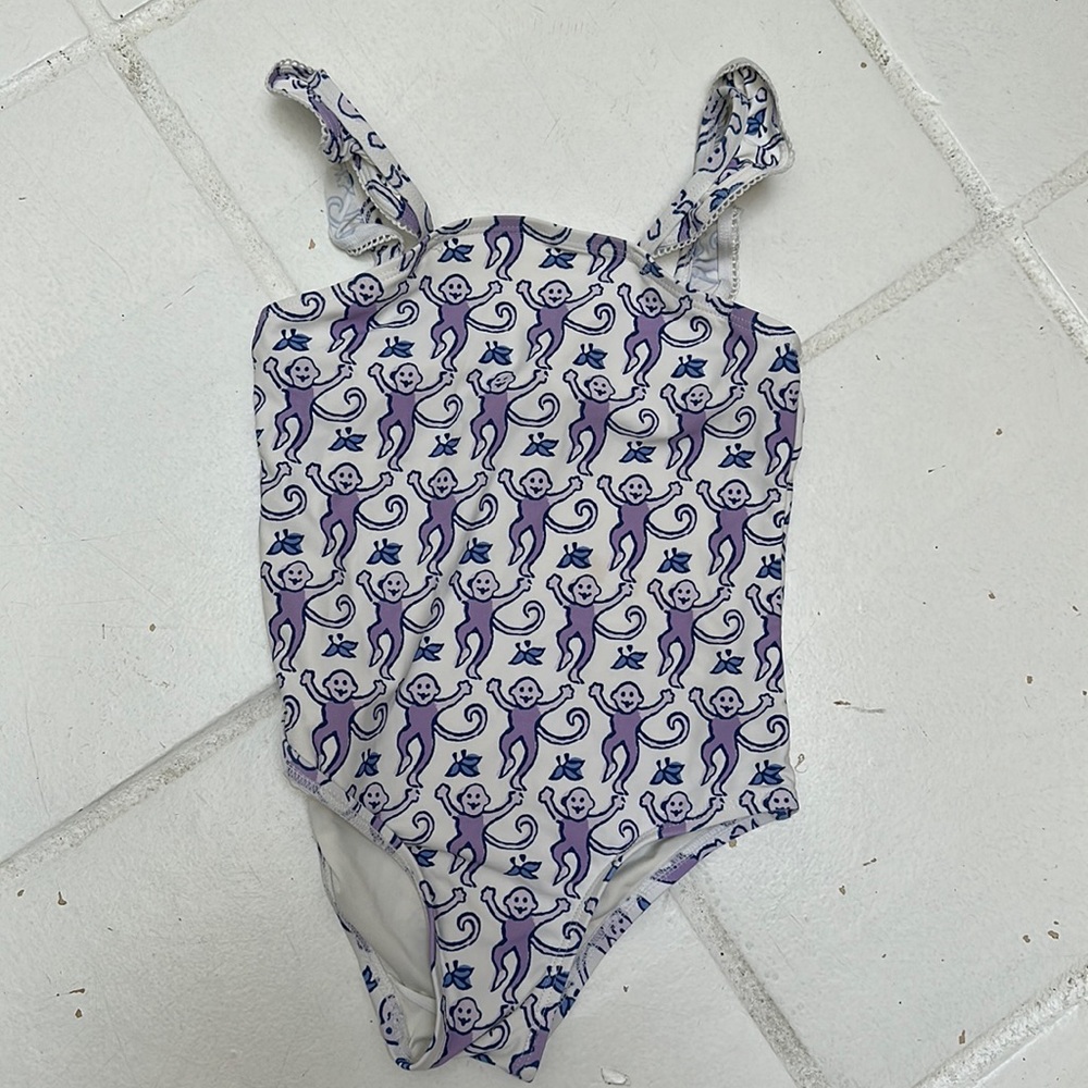 Roller Rabbit girls monkey bathing suit